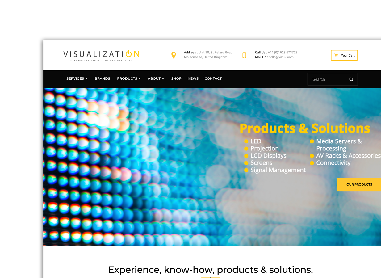 Preview Image - Visualization website project