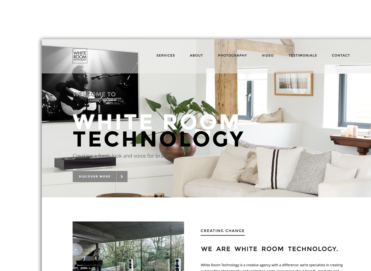 Preview Image - White Room Technology website project