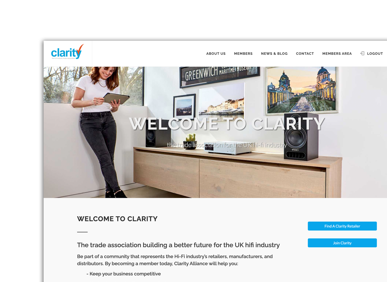 Preview Image - Clarity Alliance website project