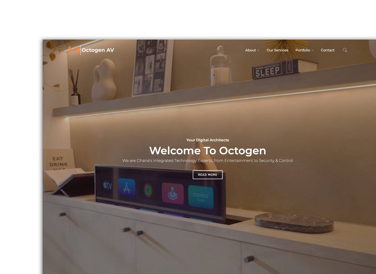 Preview Image - Octogen AV website project